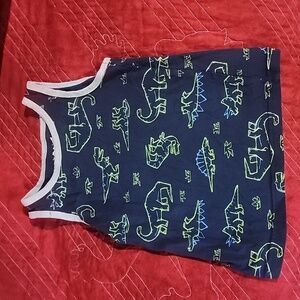 Jumping Beans boys neon dinosaur tank